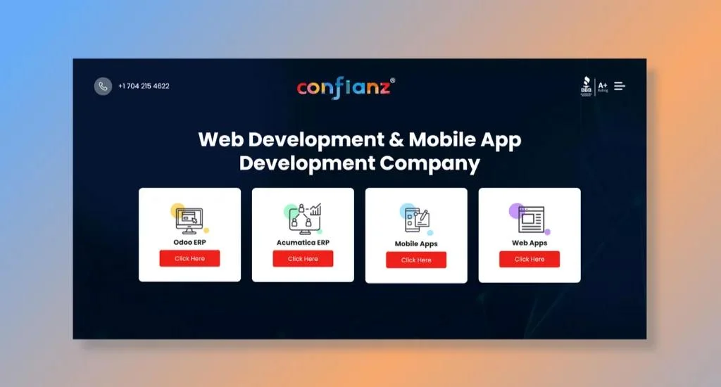 Confianz - Custom Mobile Web Application Development _ Design Services