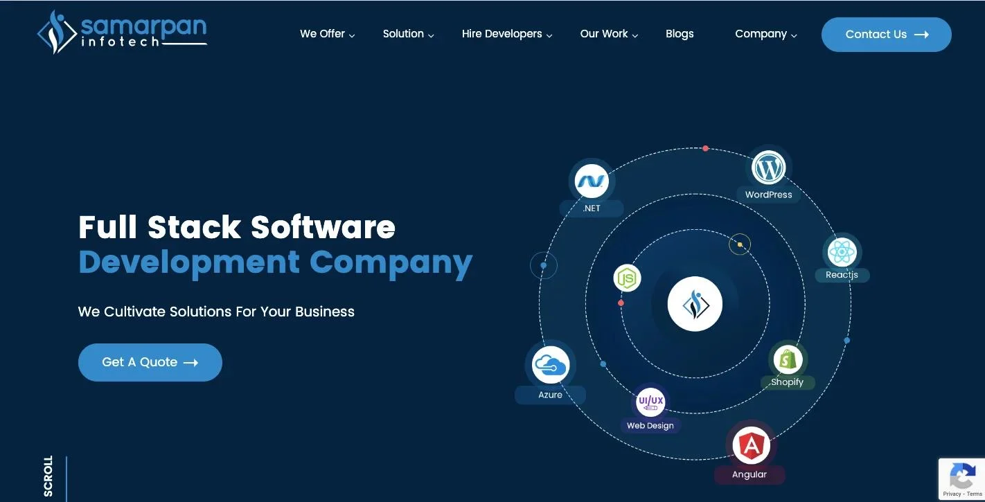 Samarpan Infotech_home page