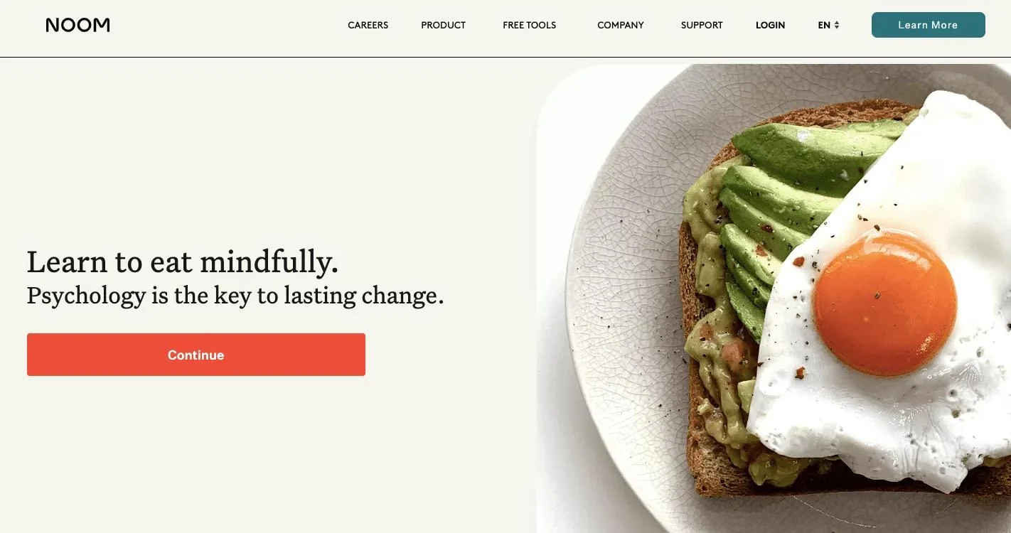 Noom_homepage
