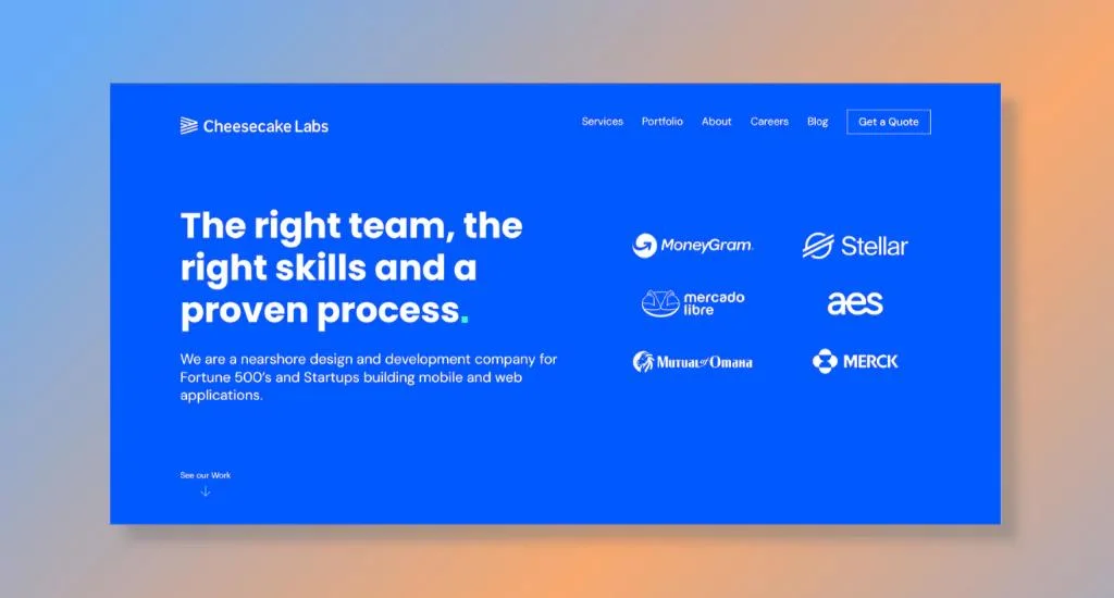 Cheesecake Labs - Best Visually Stunning Software Solutions