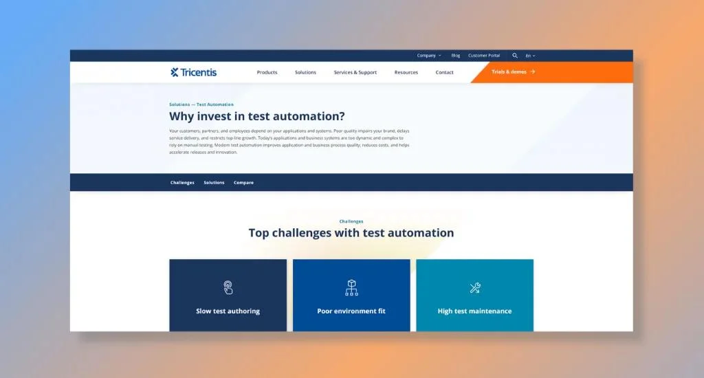 Tricentis - Enhancing Software Testing Processes for Businesses