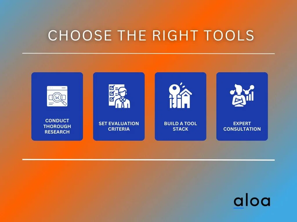 How to choose the right tools when developing MarTech solutions.