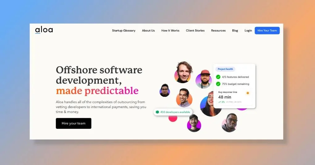 Aloa - Top Pick Site To Hire Nearshore Software Developers