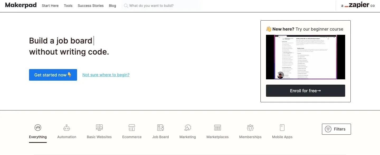 Makerpad_homepage