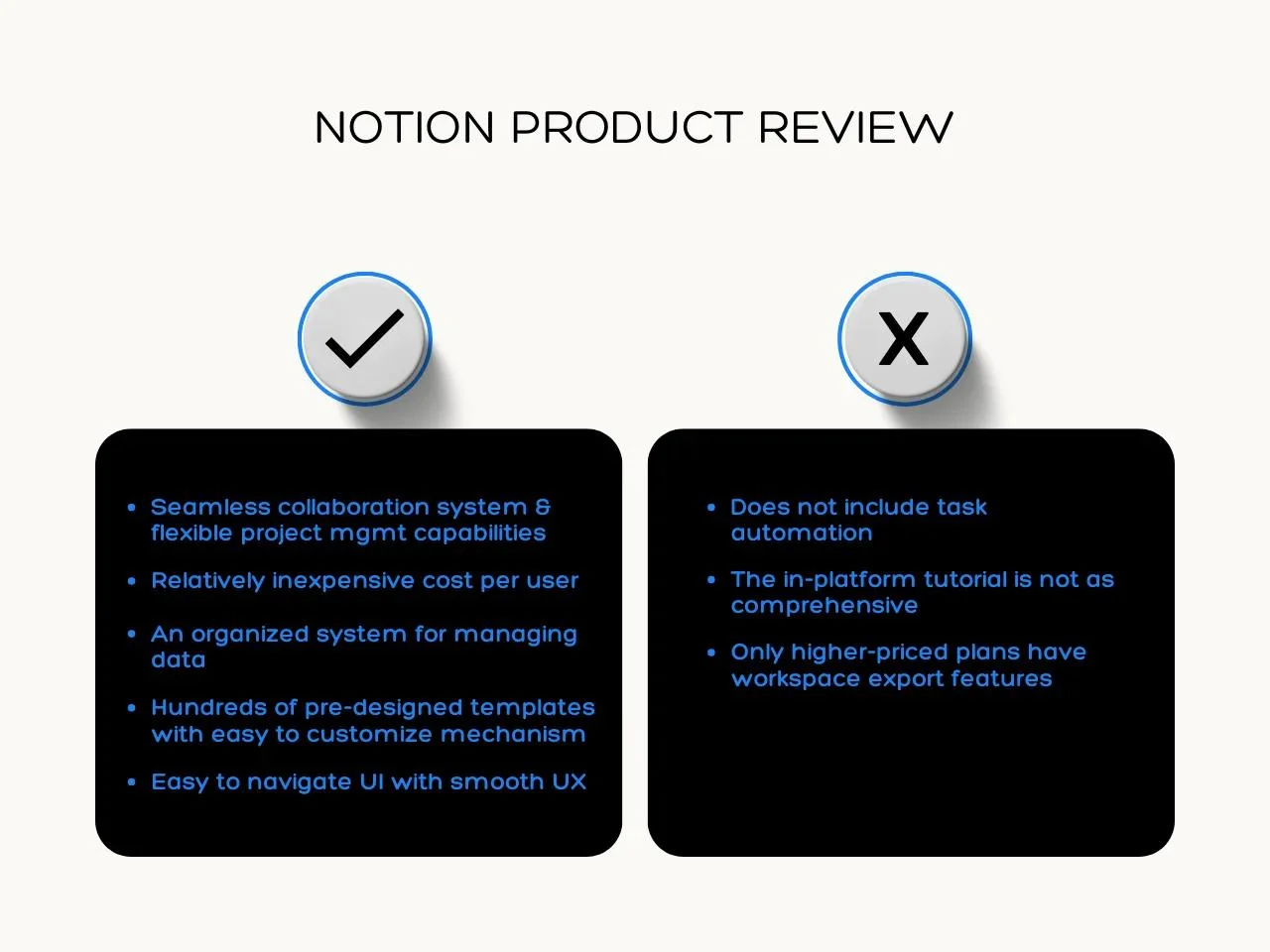 Notion Reviews Pros and Cons