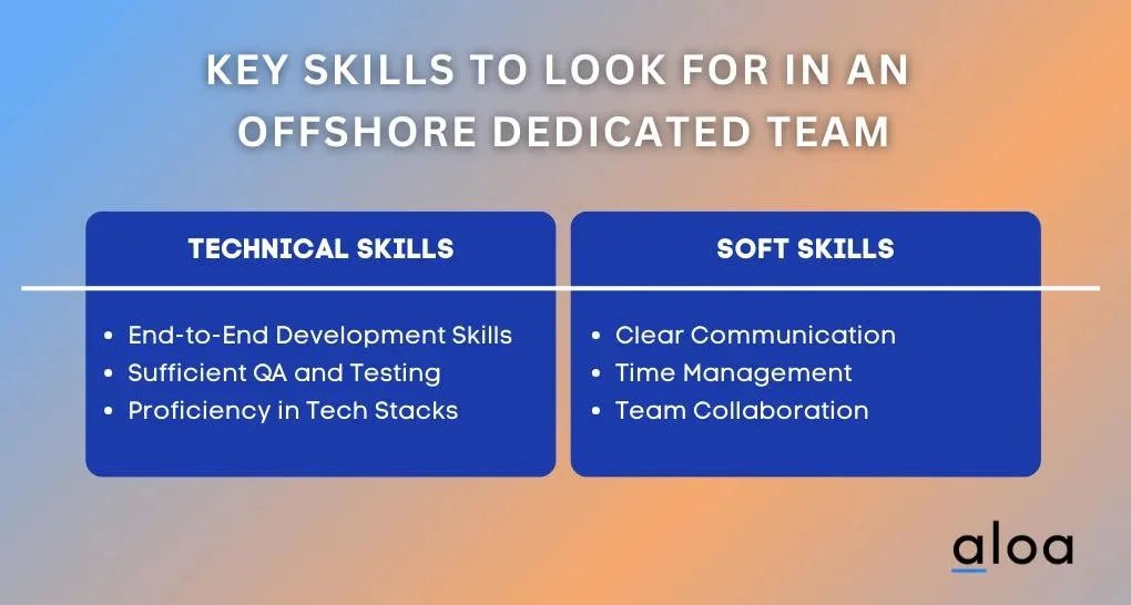 Key Skills to Look For in an Offshore Dedicated Team