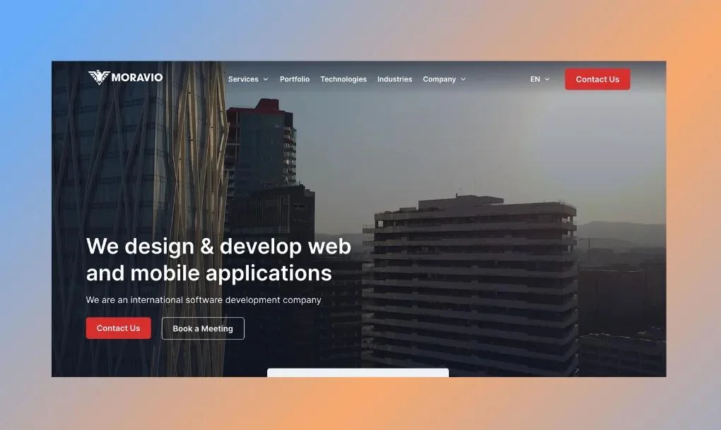Moravio - Fast Return on Product Development