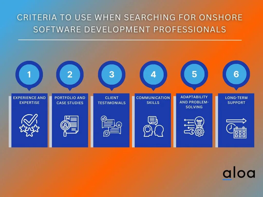 Criteria To Use When Searching For Onshore Software Development Professionals
