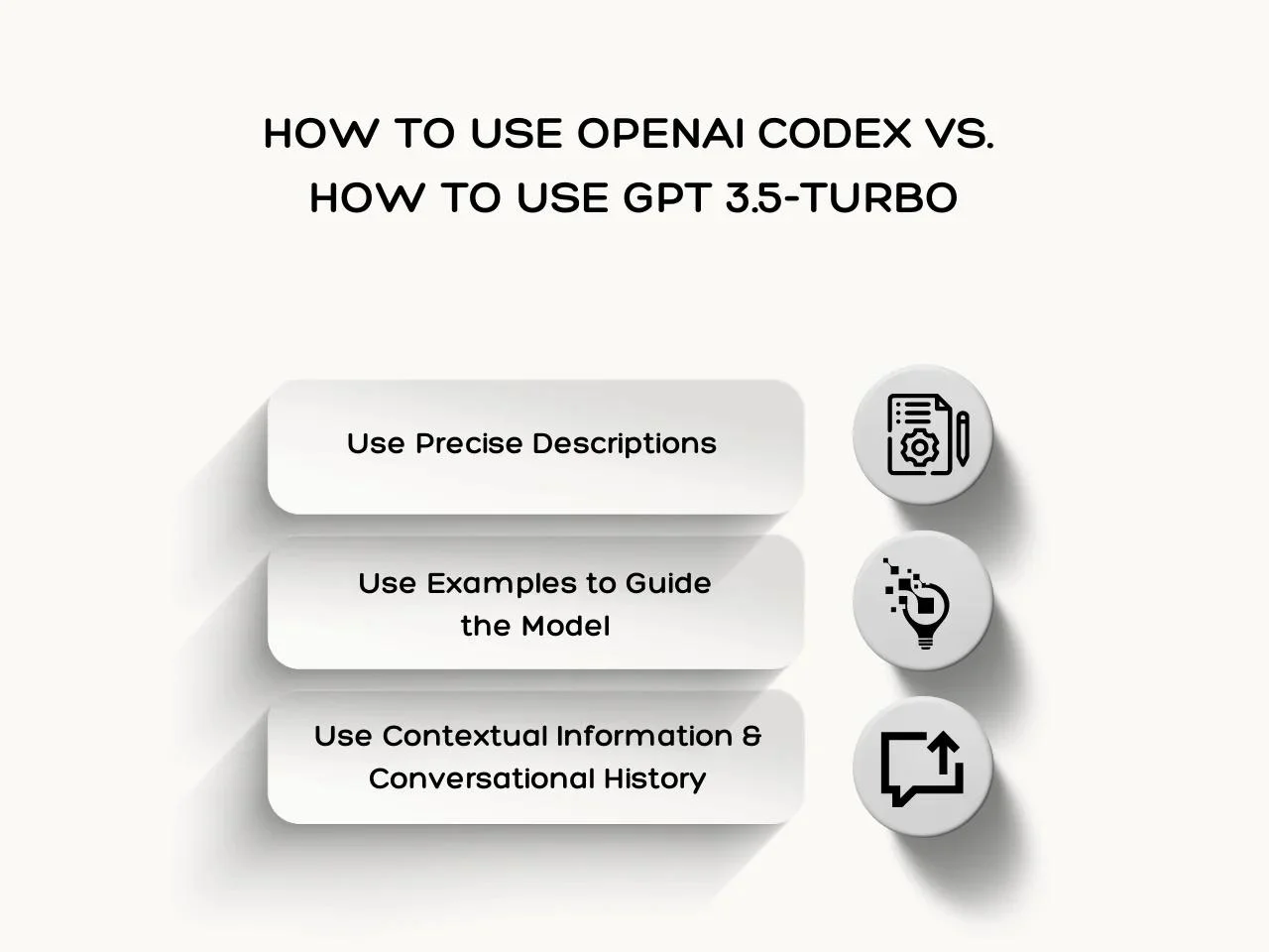 How to Use OpenAI Codex vs. How To Use GPT 3.5-Turbo