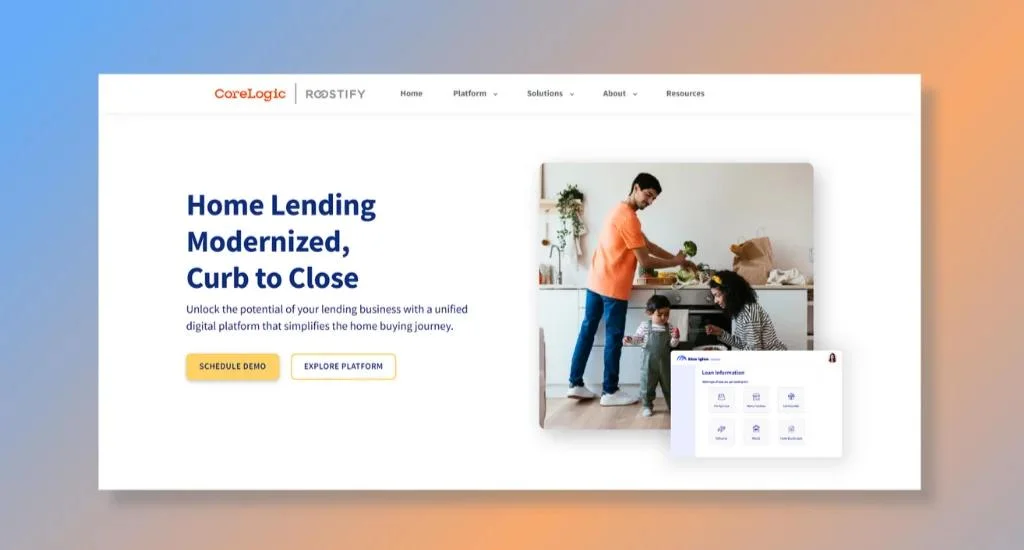 Roostify - Best for Streamlining the Mortgage Application Process