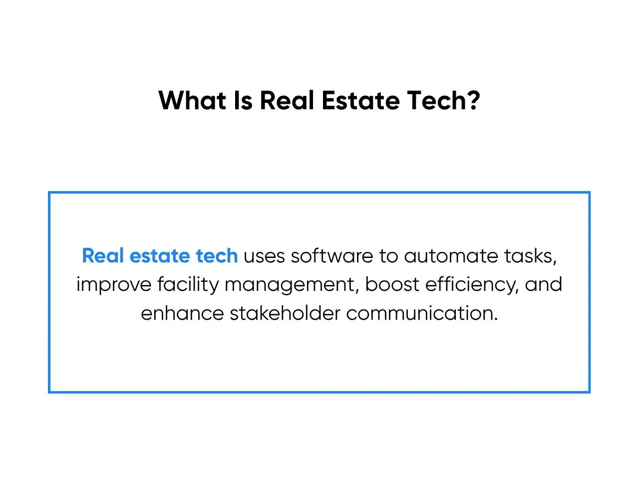 What Is Real Estate Tech