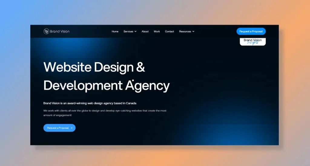 Brand Vision - Guiding Clients Through the Entire Web Design Process