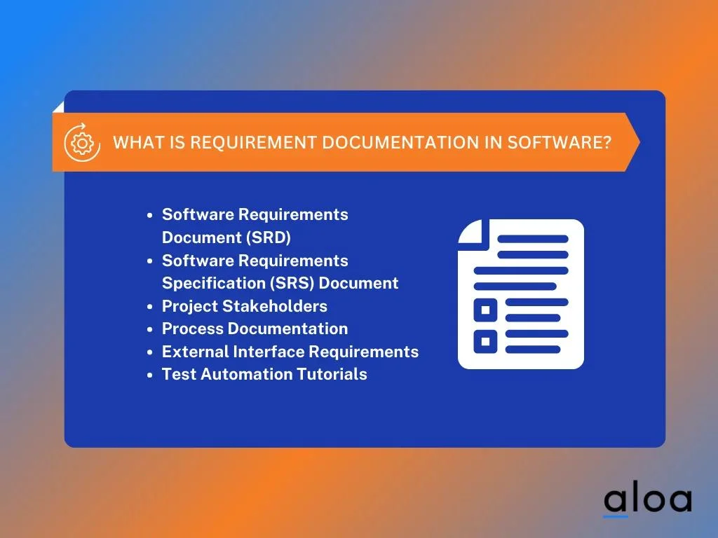 What is requirement documentation in software