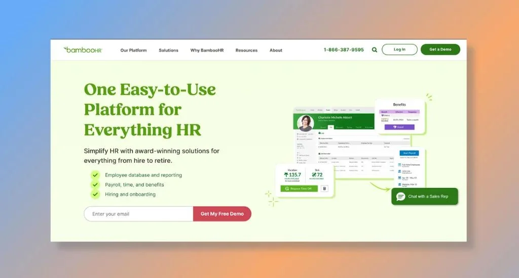 BambooHR - Best for Operational Excellence