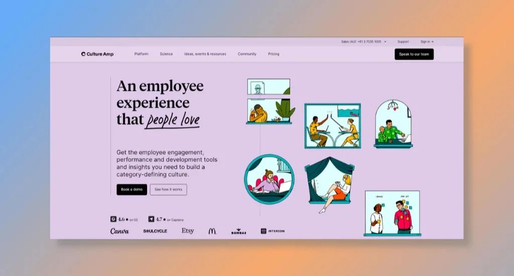 Culture AMP - Best for Positive Company Culture