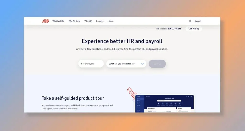 ADP Workforce Now - Best for HR and Payroll Needs