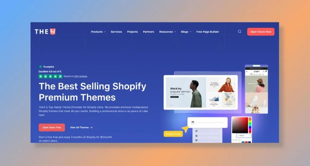 The4 - Best for Shopify Store Success