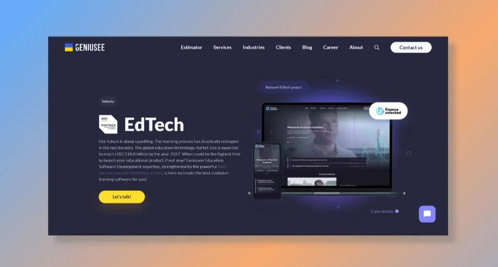 Geniusee - Best for Edtech Software Development