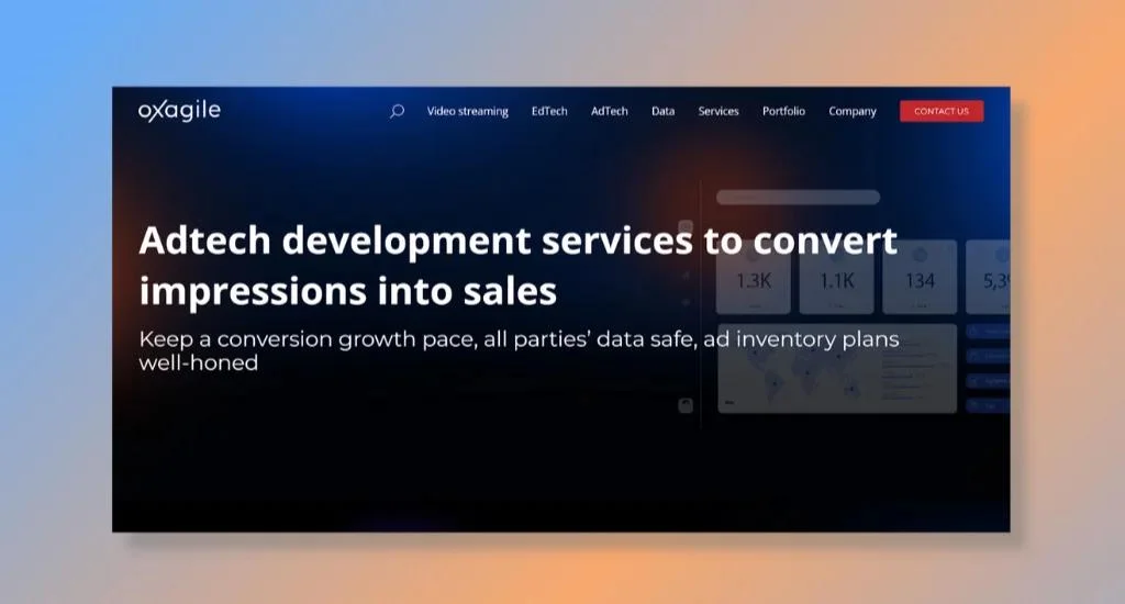 Oxagile - Best for Adtech Software Development