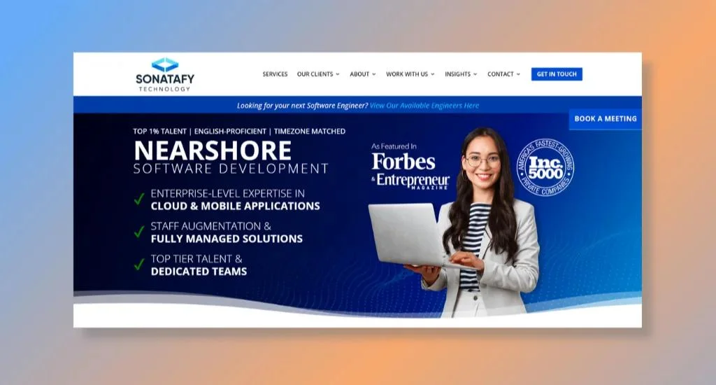 Sonatafy software development agency with hubs in South America