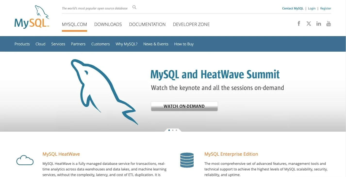 MySQL_homepage