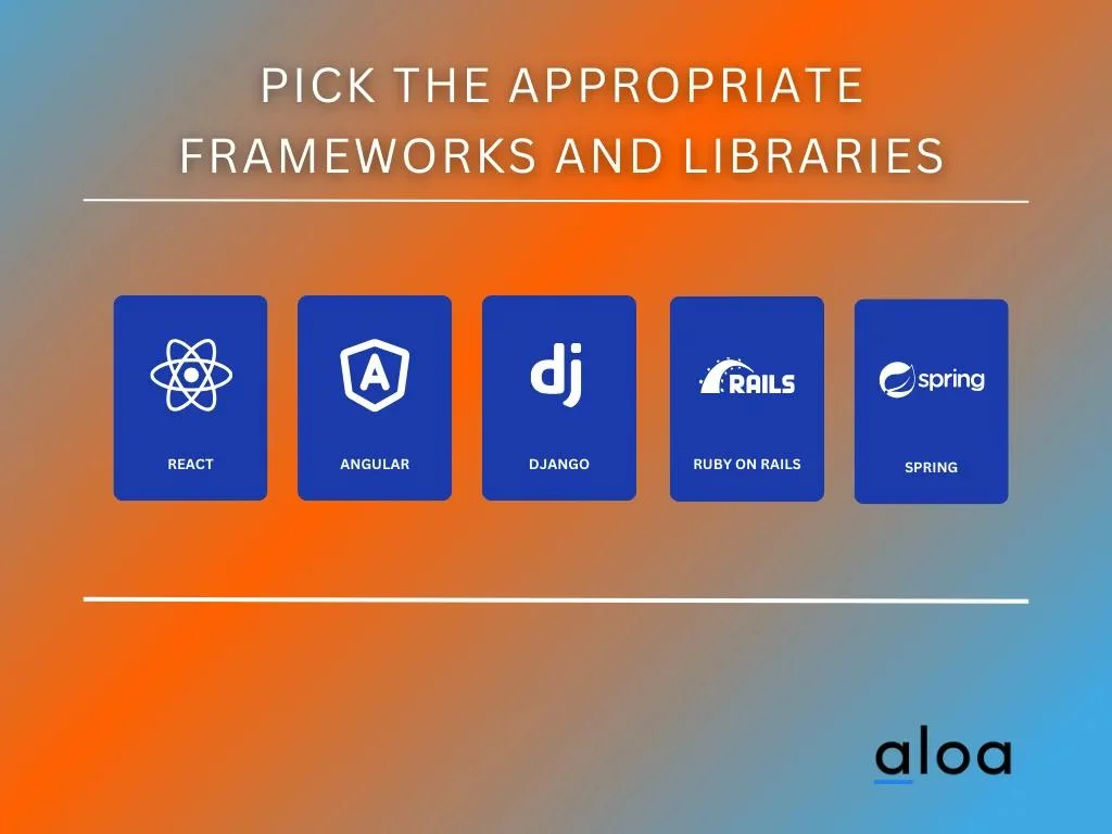 Step 3: Pick the Appropriate Frameworks and Libraries