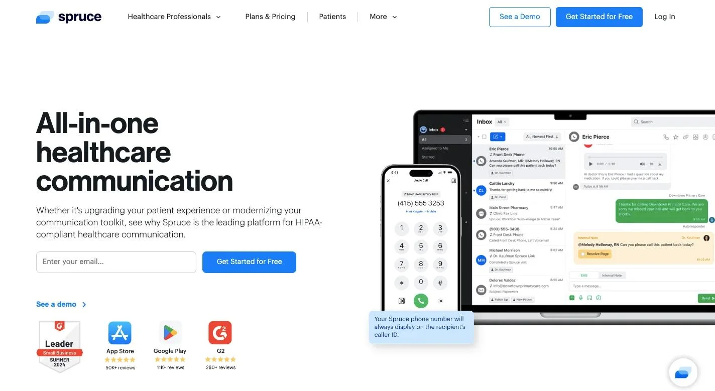 Spruce Health_homepage
