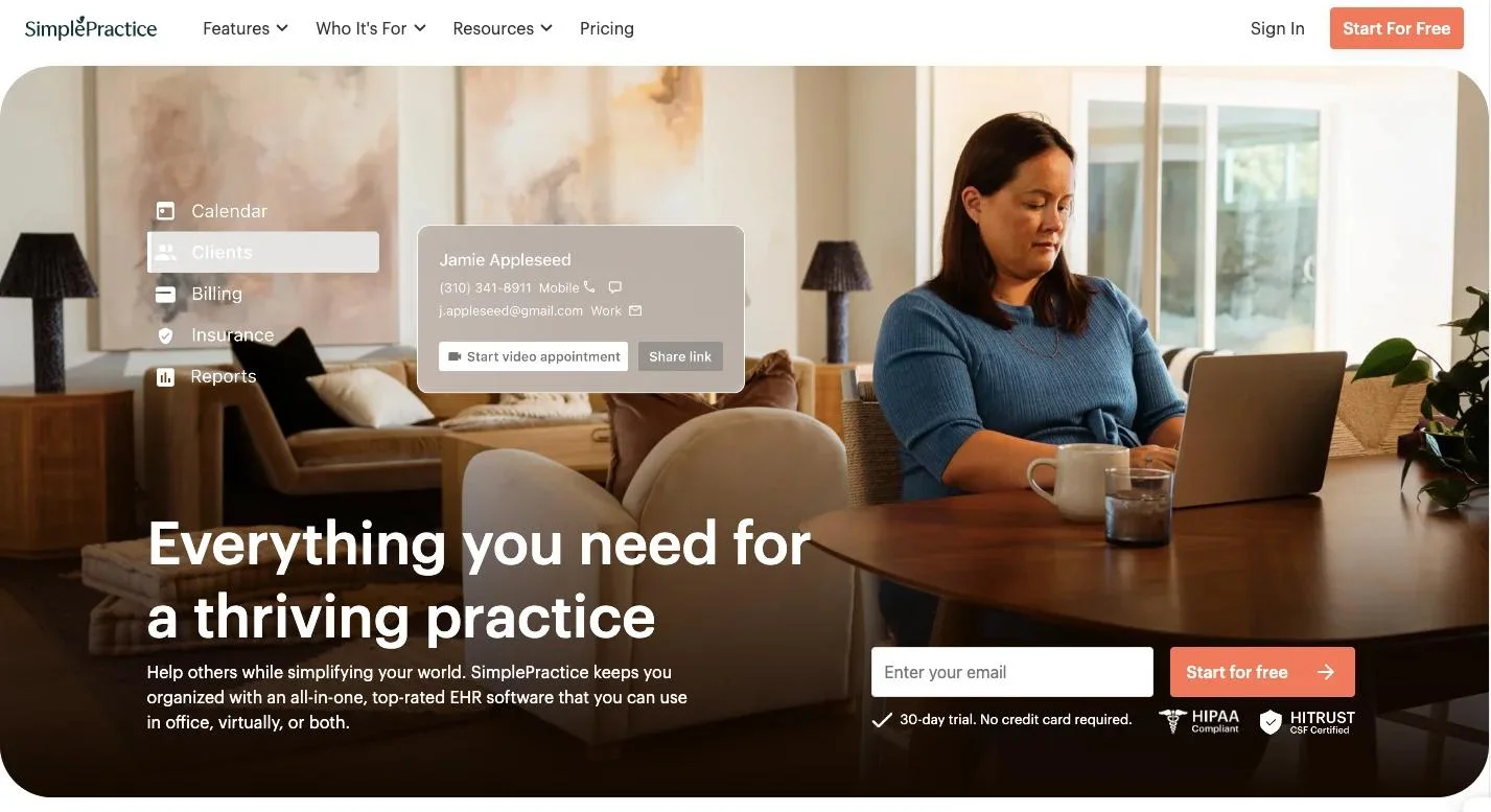 SimplePractice_homepage