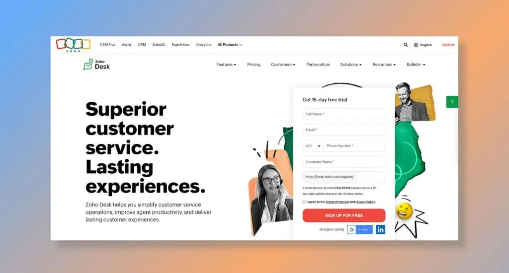 Zoho Desk - Top Choice for Multilingual and Cost-Effective Customer Experience