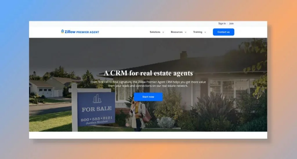Zillow Premier Agent CRM - Best for Maximizing Zillow Integration