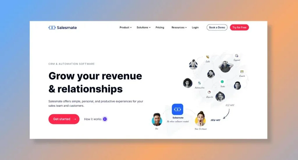 Salesmate CRM - Best for Sales Automation and Mobility