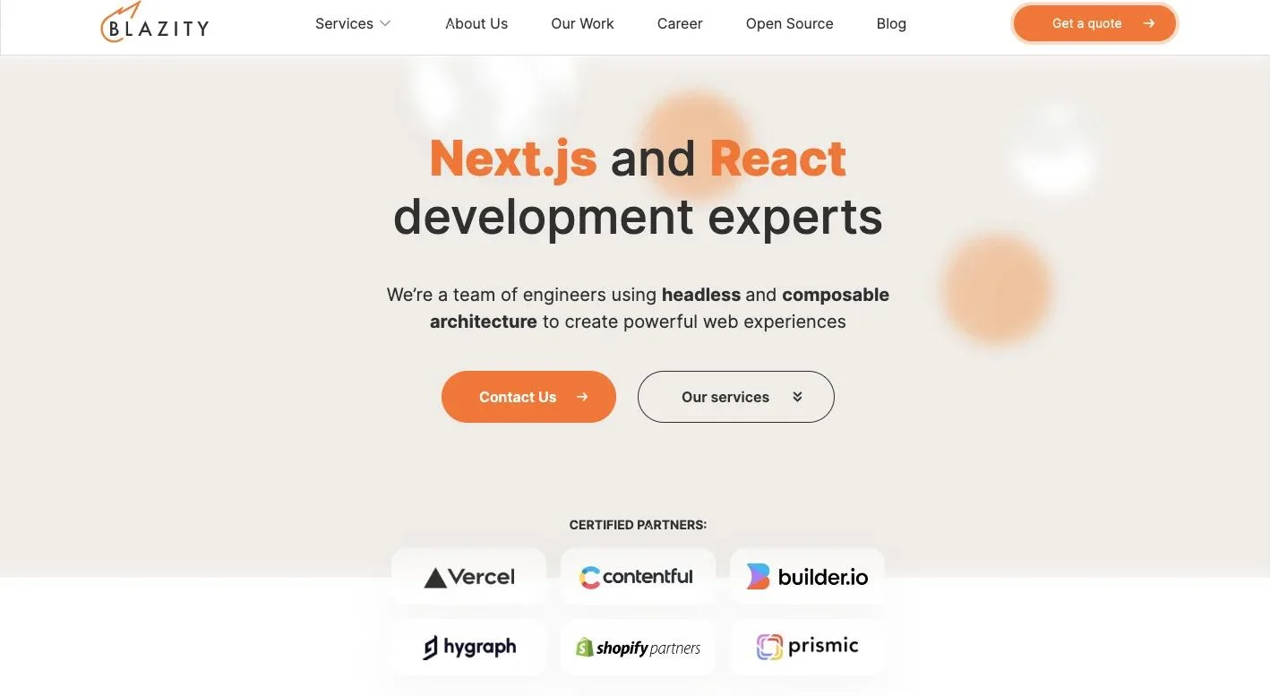 Blazity_homepage