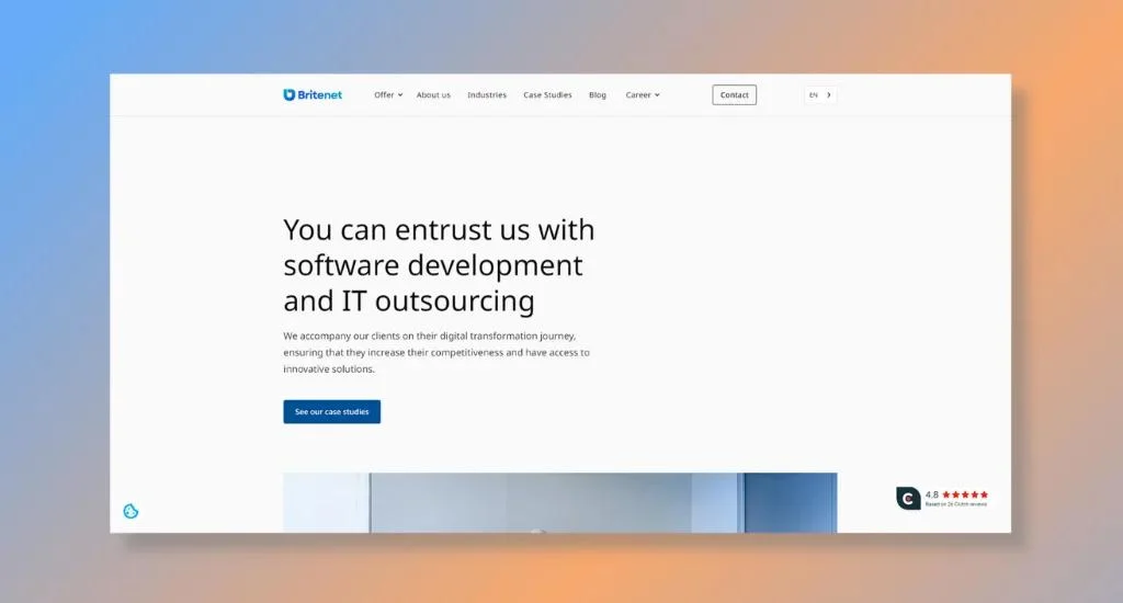 5. Britenet - Top Pick for an Outsourcing Partner with a Strong History