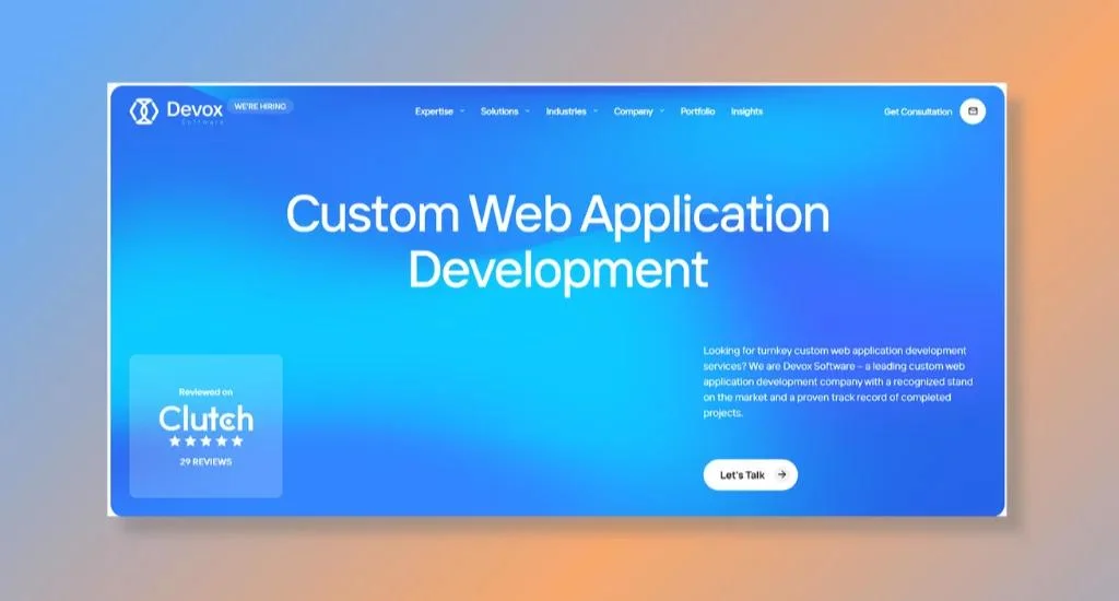 Devox Software Homepage