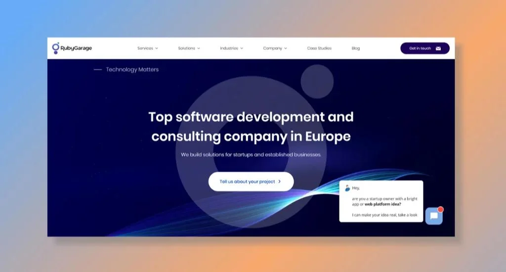 Ruby Garage Homepage