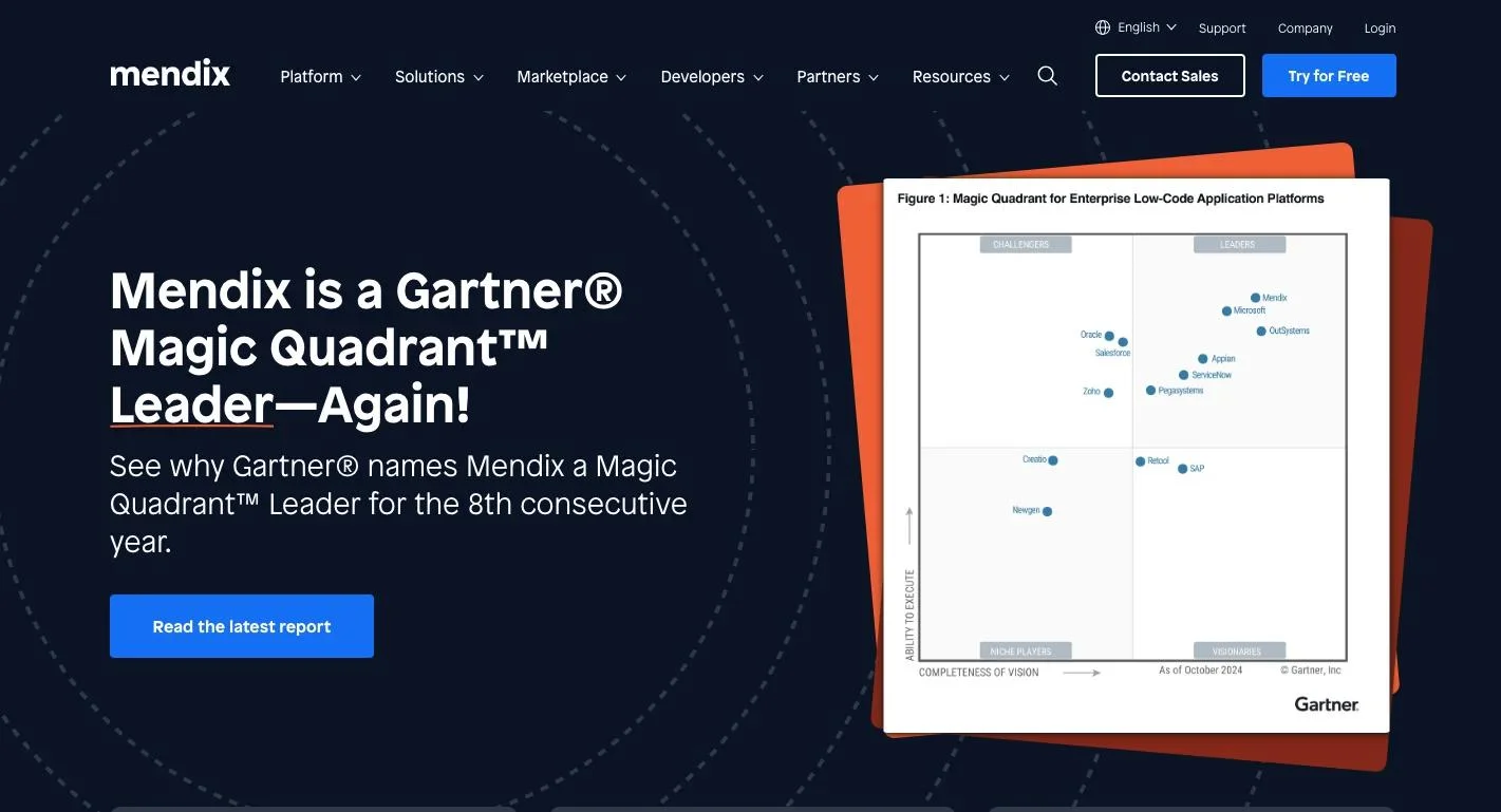 Mendix_homepage
