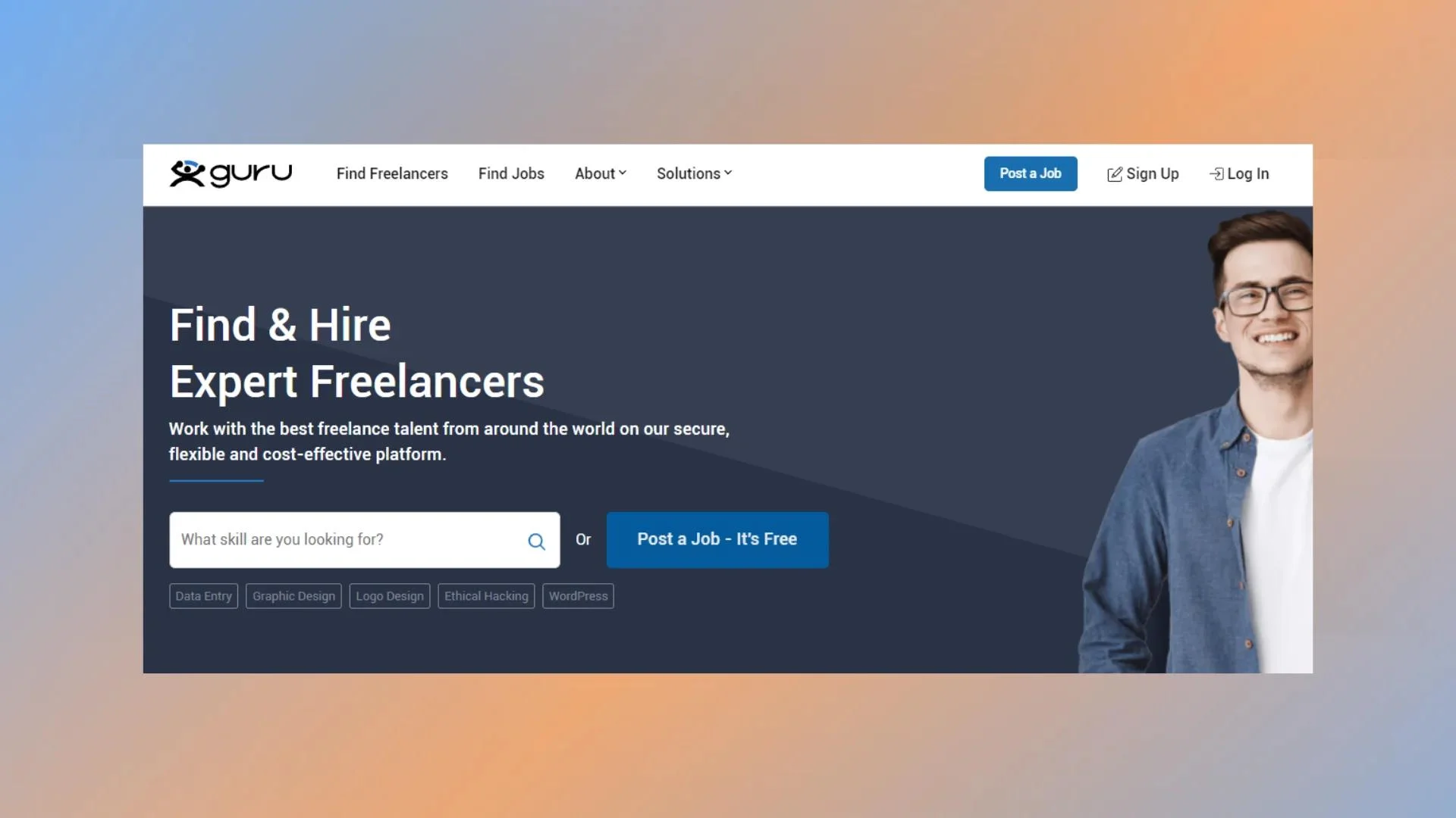 Guru homepage