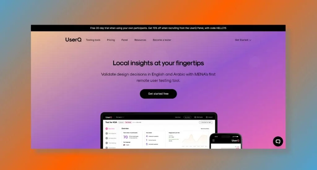 UserQ - Fully Remote User Research Solution
