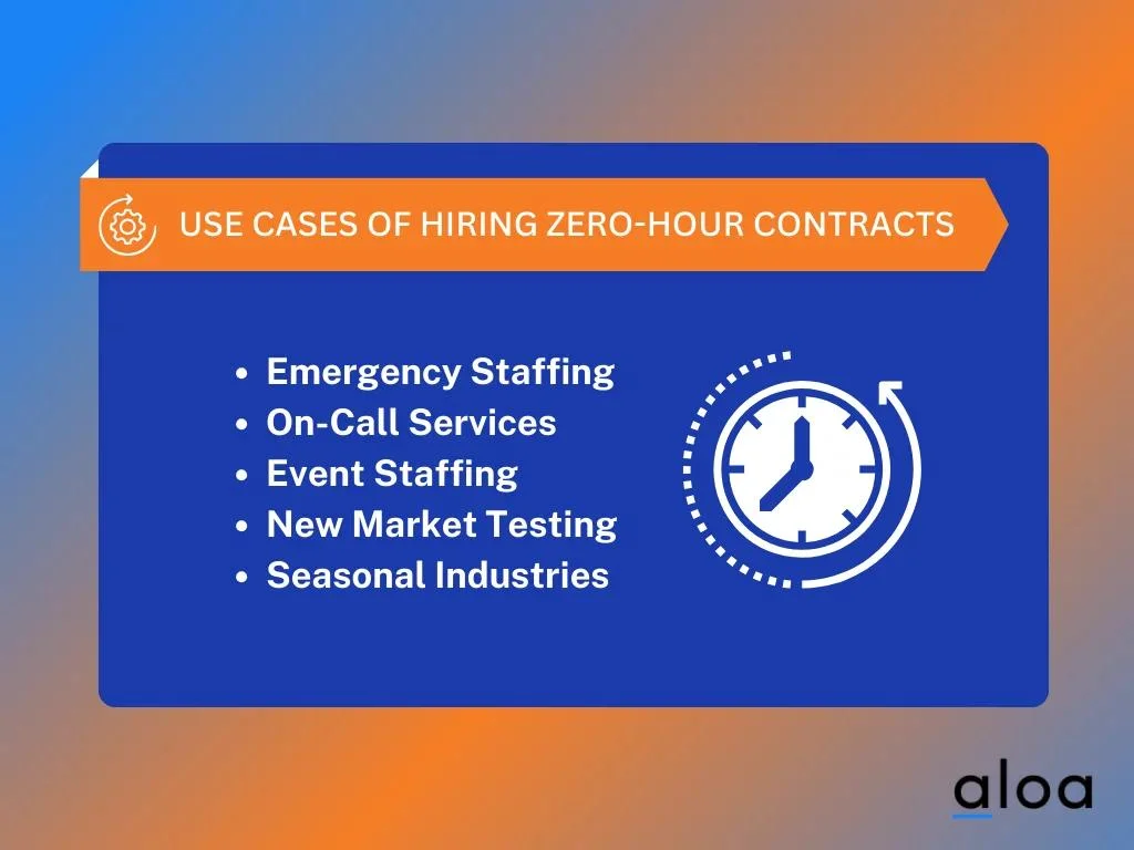 zero hour contracts use cases