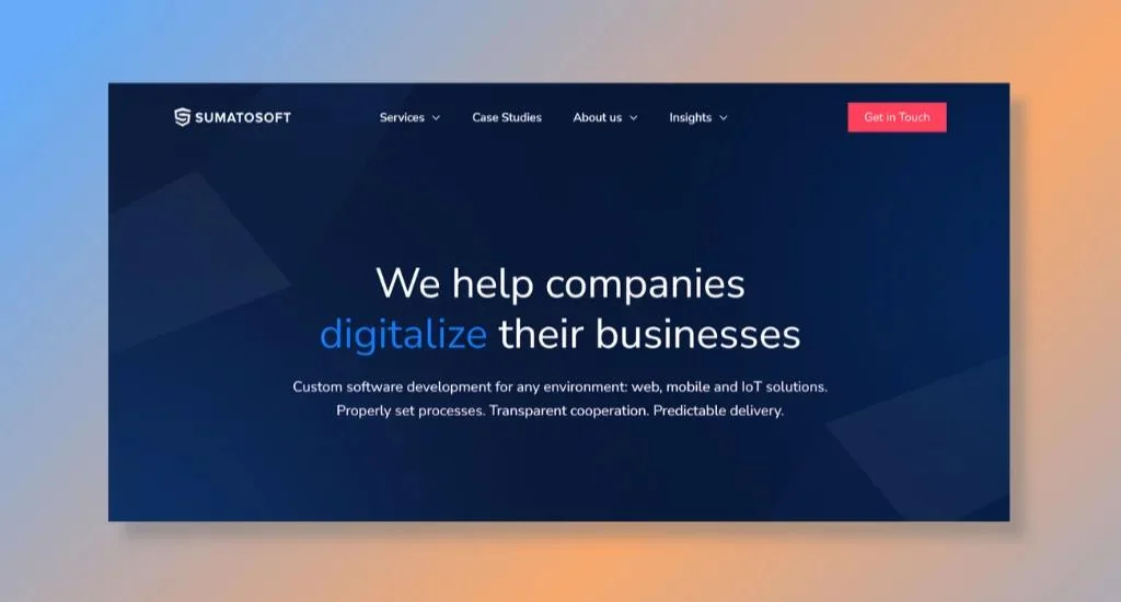 SumatoSoft - Digitizes Business Solutions