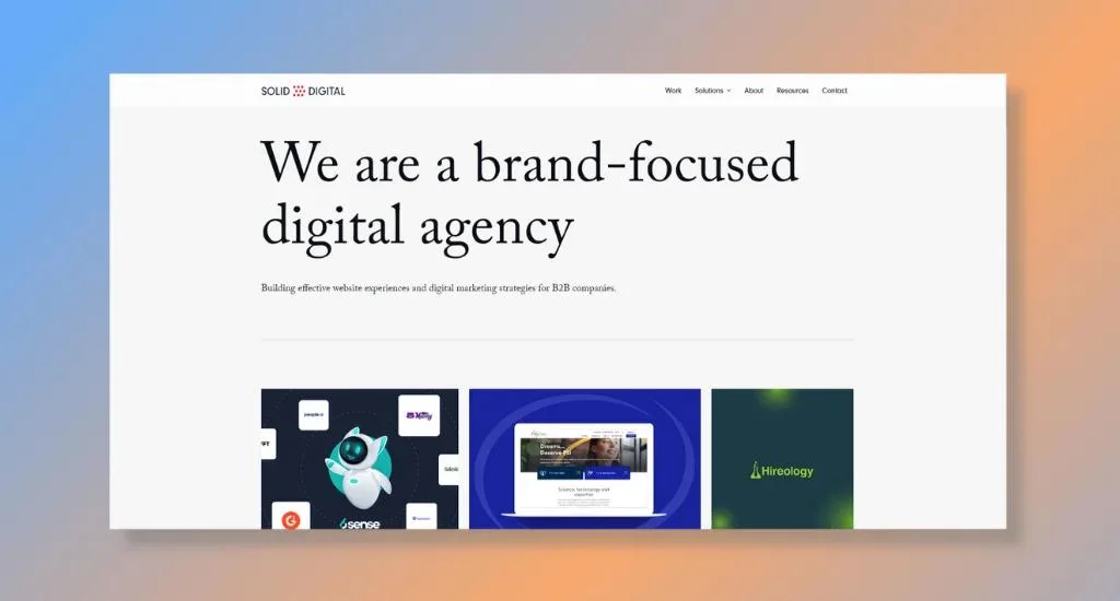 Solid Digital - Brand-Focused Ideas (USA)