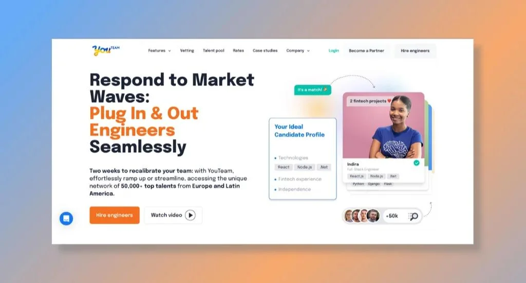 YouTeam - Best for Large Talent Pool