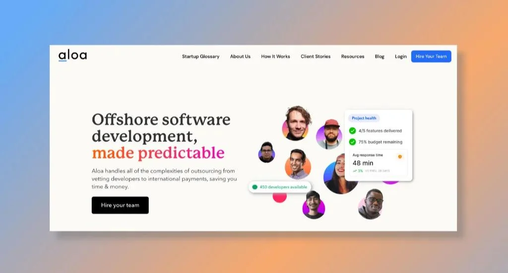 Aloa- Top Choice To Hire Web Developers India Experts