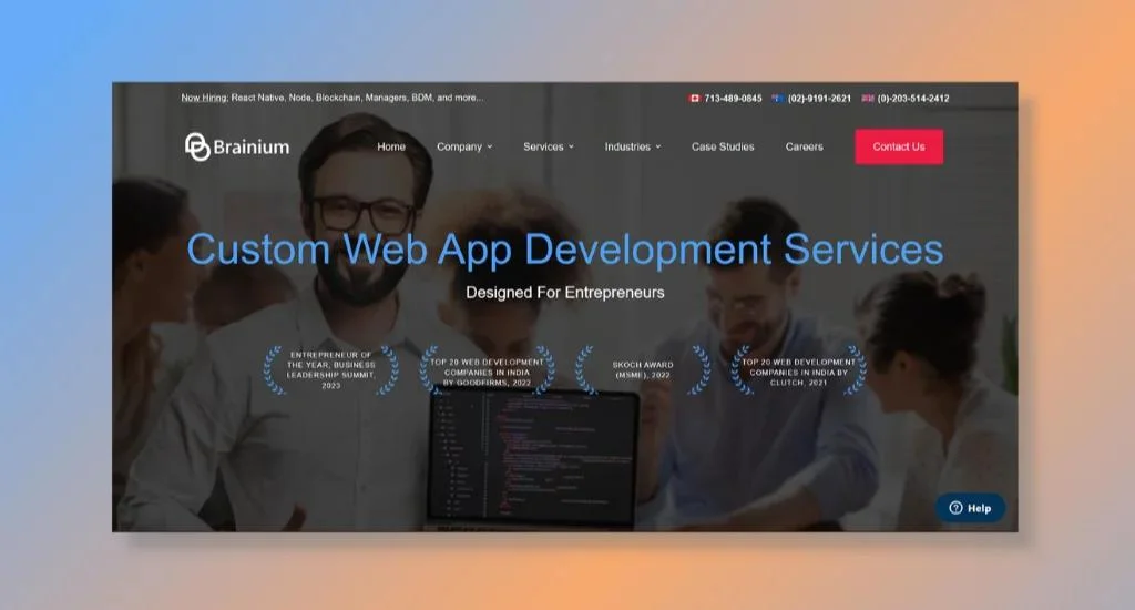 Brainium - Custom Web App Development Services