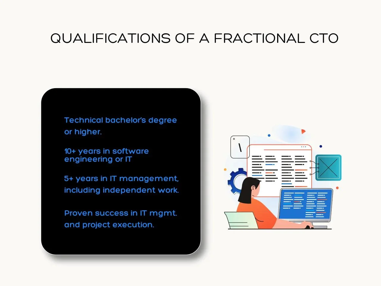 Qualifications of a Fractional CTO