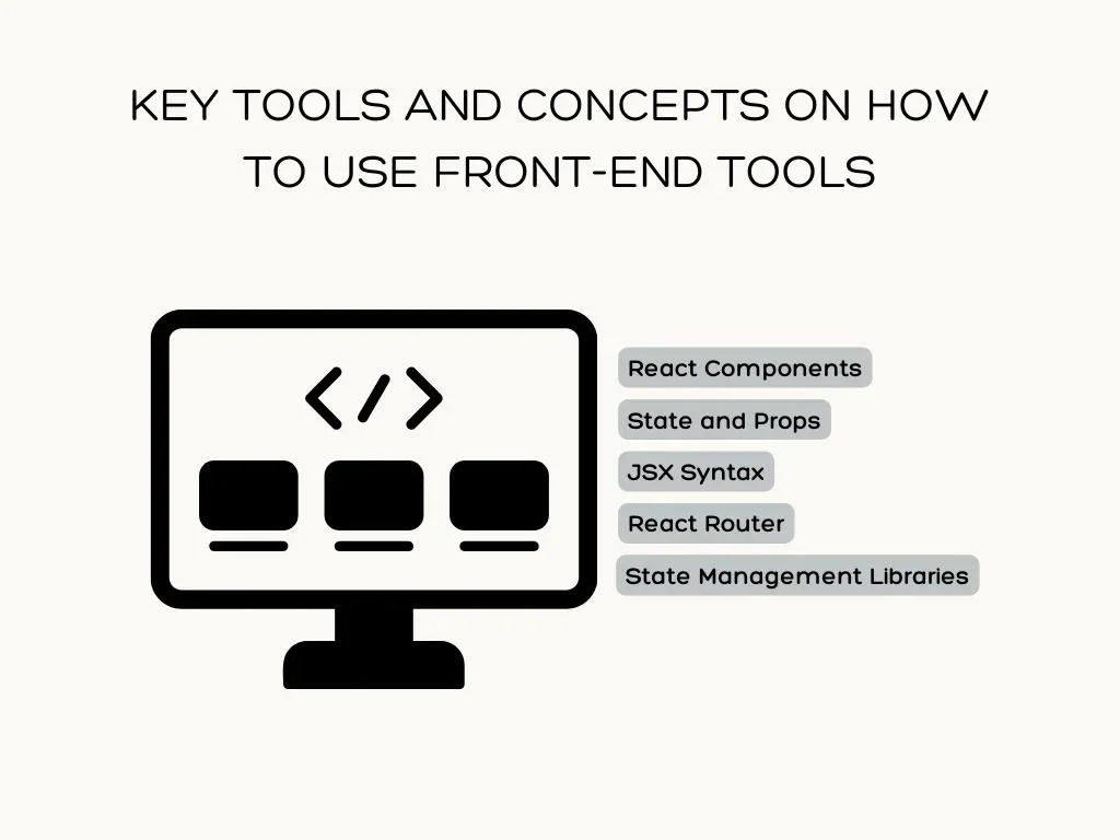 Key tools and Concepts on How to Use Front-End Tools