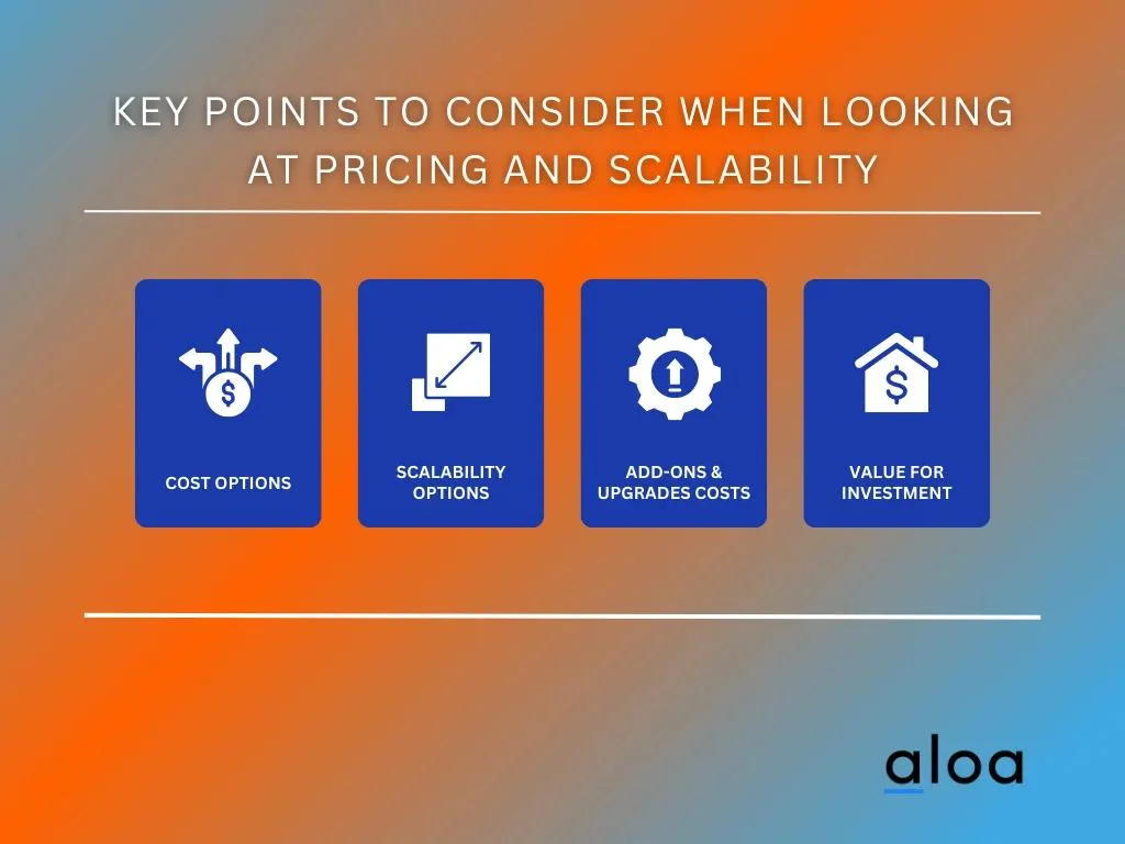Key Points to Consider When Looking at Pricing and Scalability